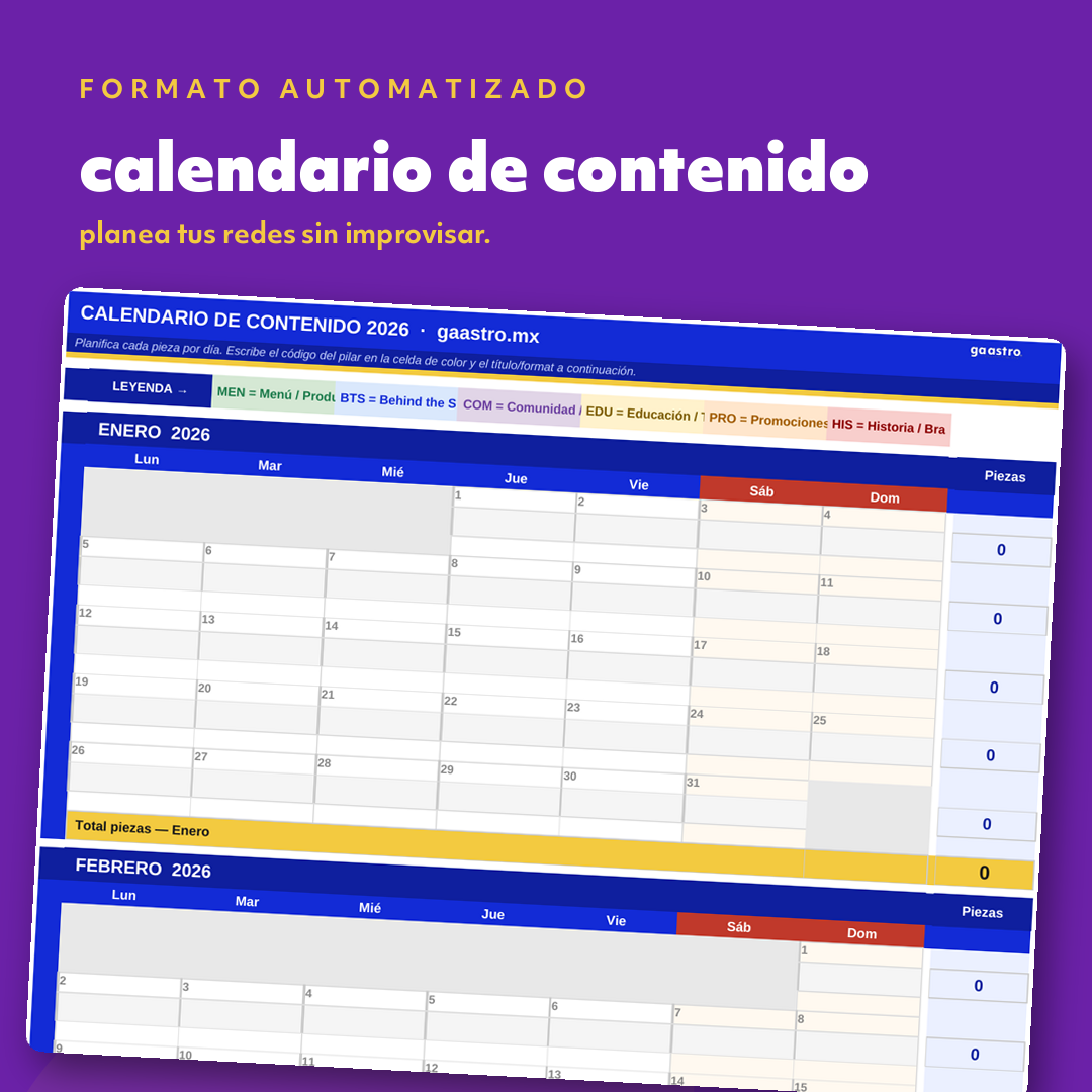 Calendario de Contenido