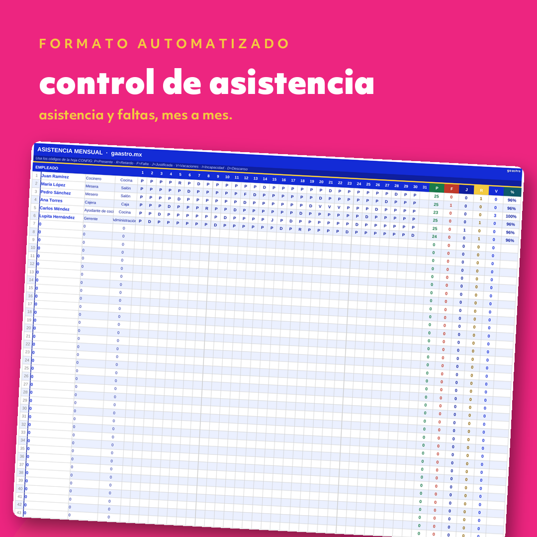 Control de Asistencia