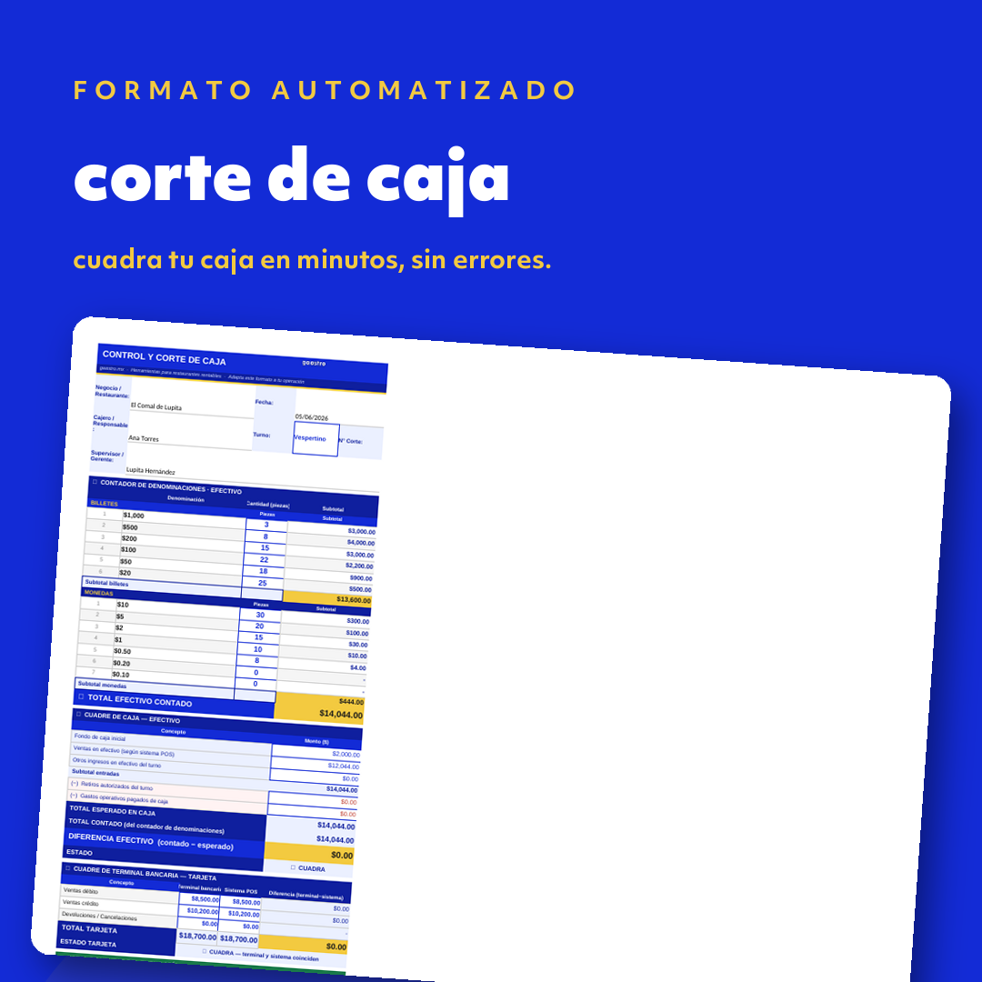 Corte de caja