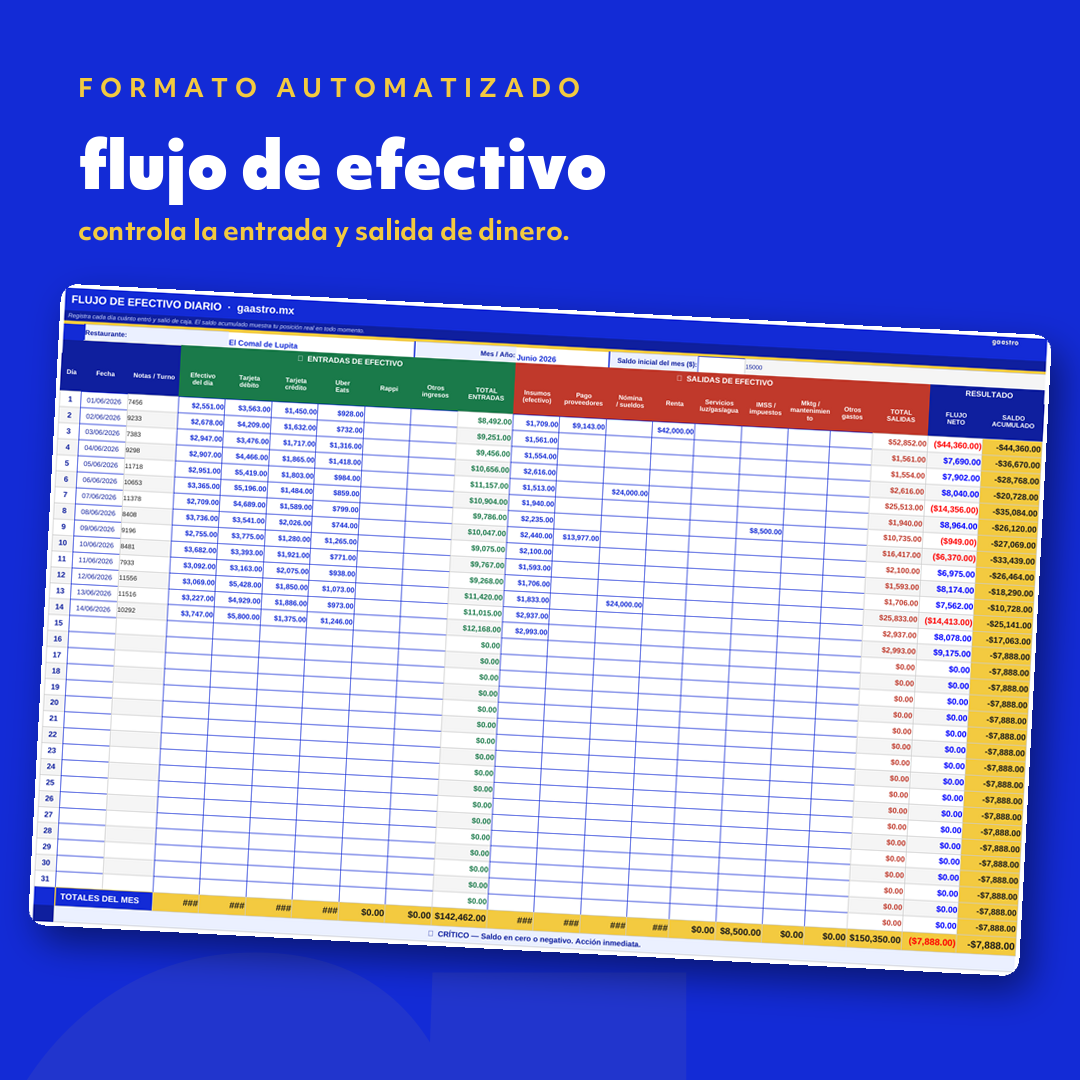 Flujo de Efectivo